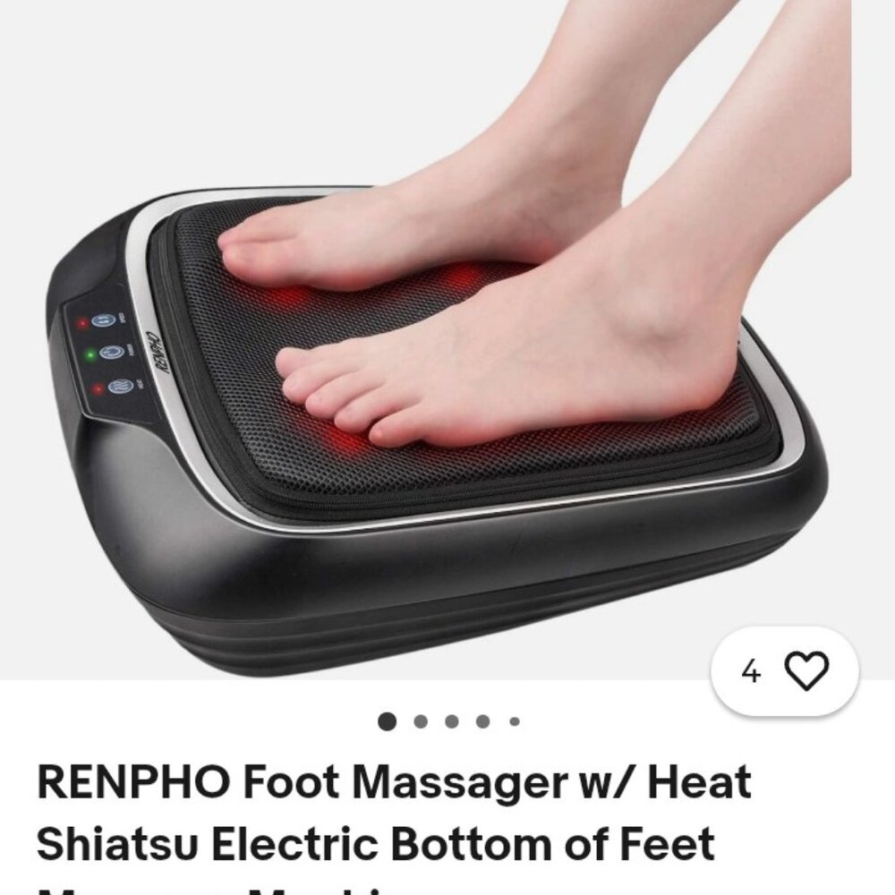 SHIATSU Heated foot Massager